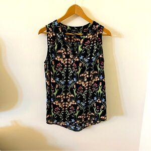 Dalia Sz M Floral Print Sleeveless Top